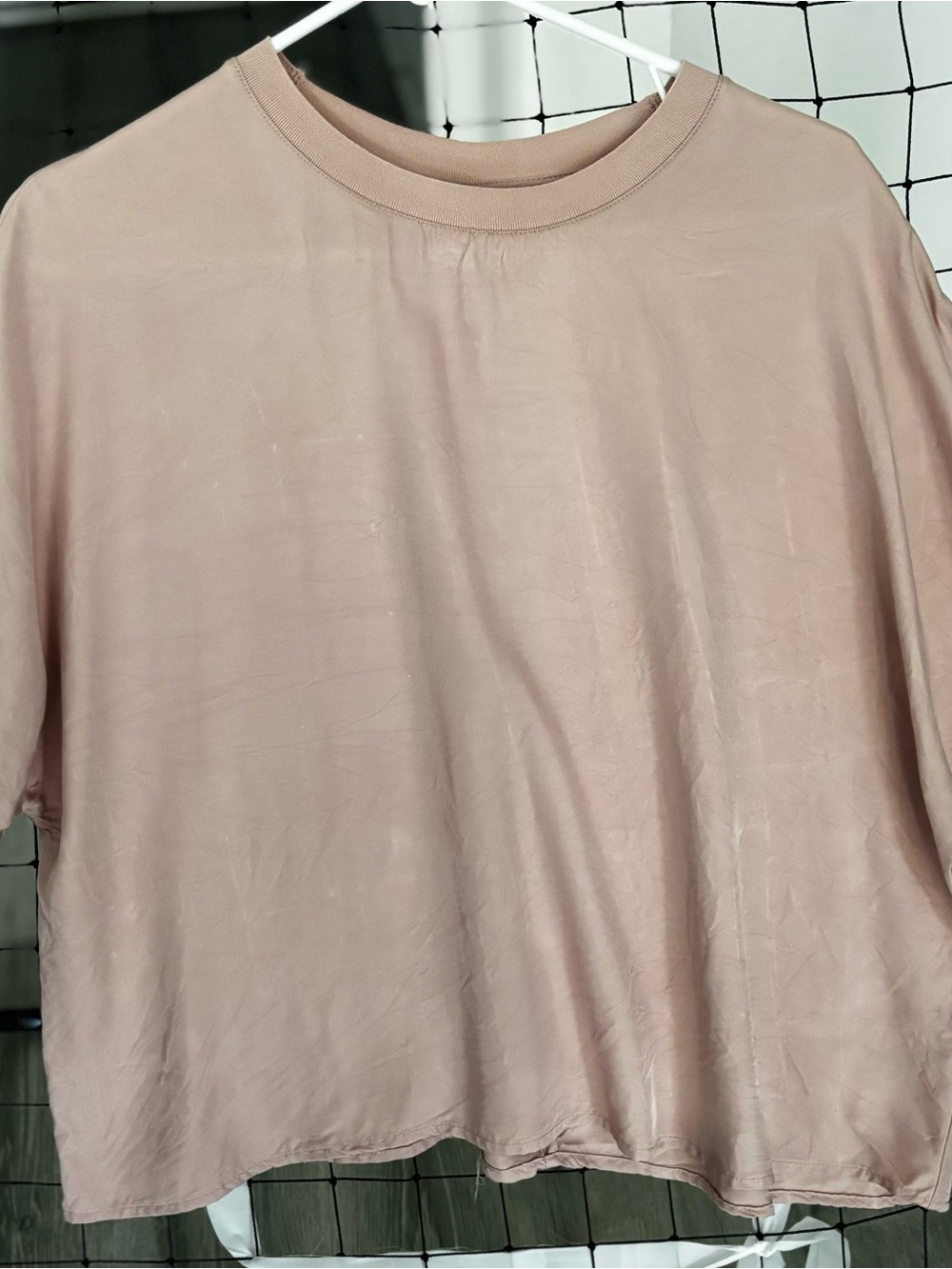 Women’s Pink Relaxed Short-Sleeve Top